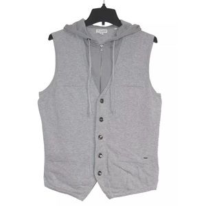 Guess - Women's M - Zipper/Button Hoodie Vest